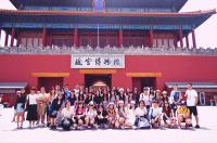 Participants at the Palace Museum